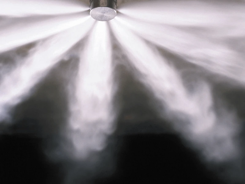 clean agent suppression system discharge