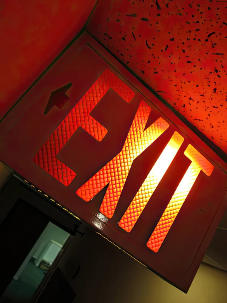 emergency exit sign