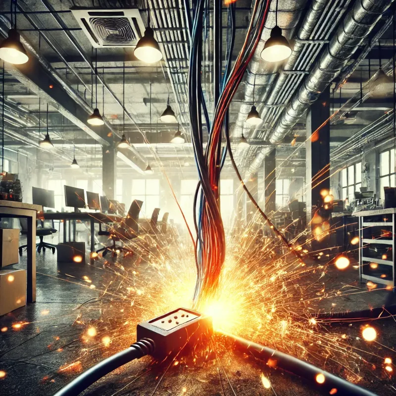 electrical wiring spark