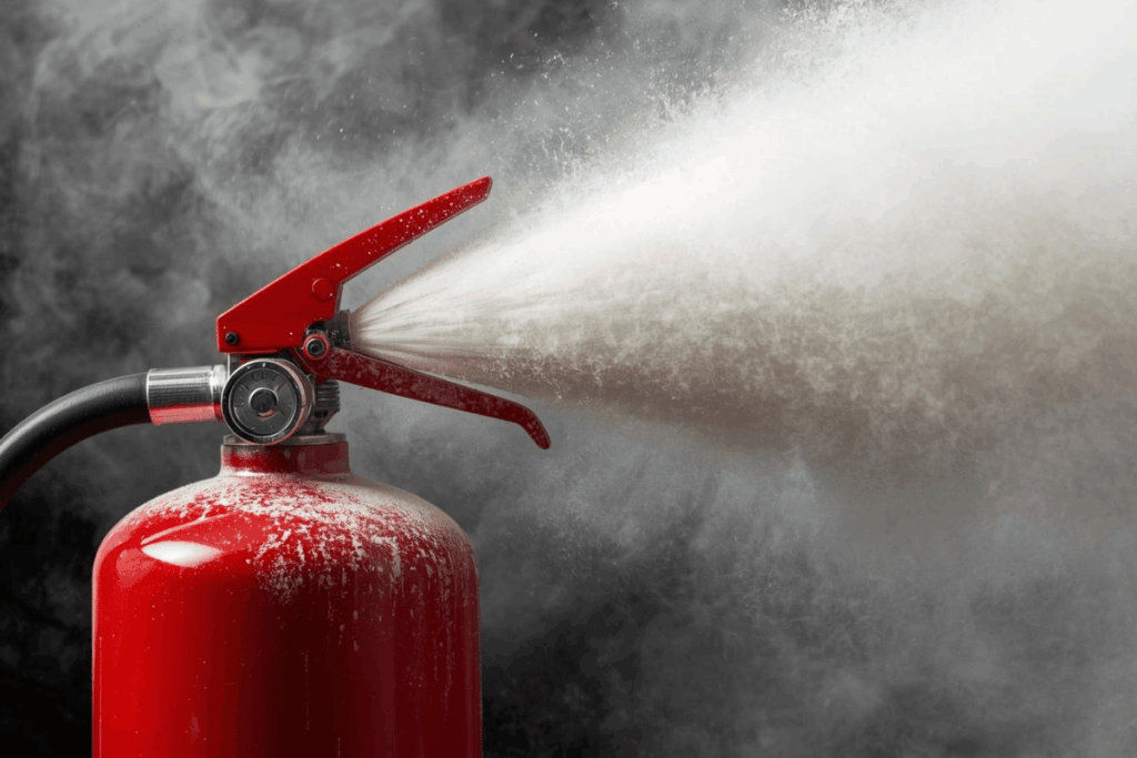 fire extinguisher powder toxic