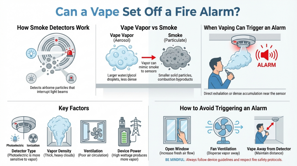 vaping smoke detector guidee