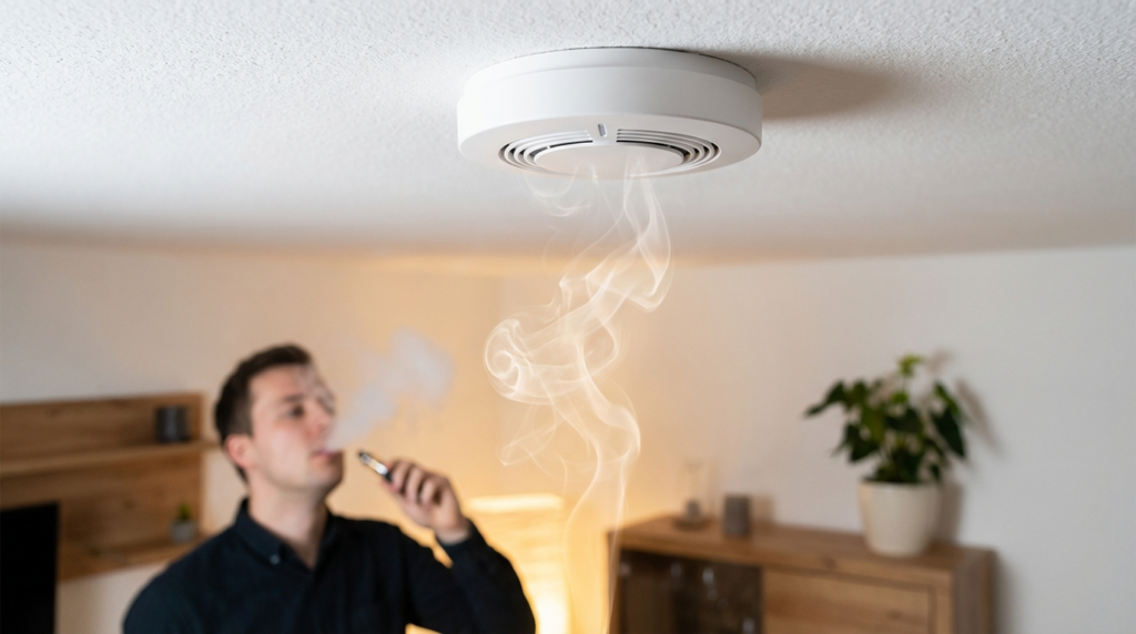 will vape set off fire alarm