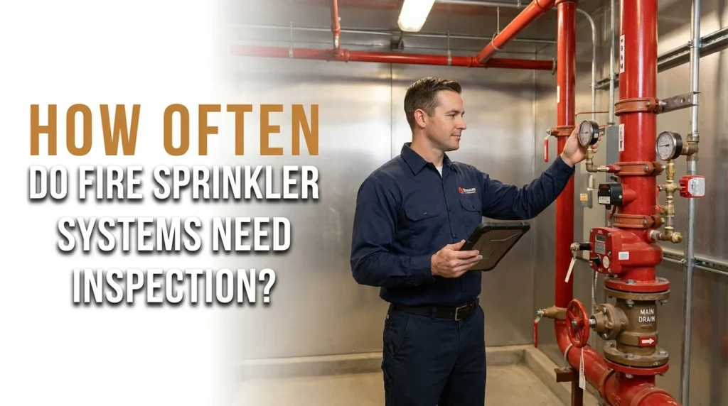 how often fire sprinkler inspection